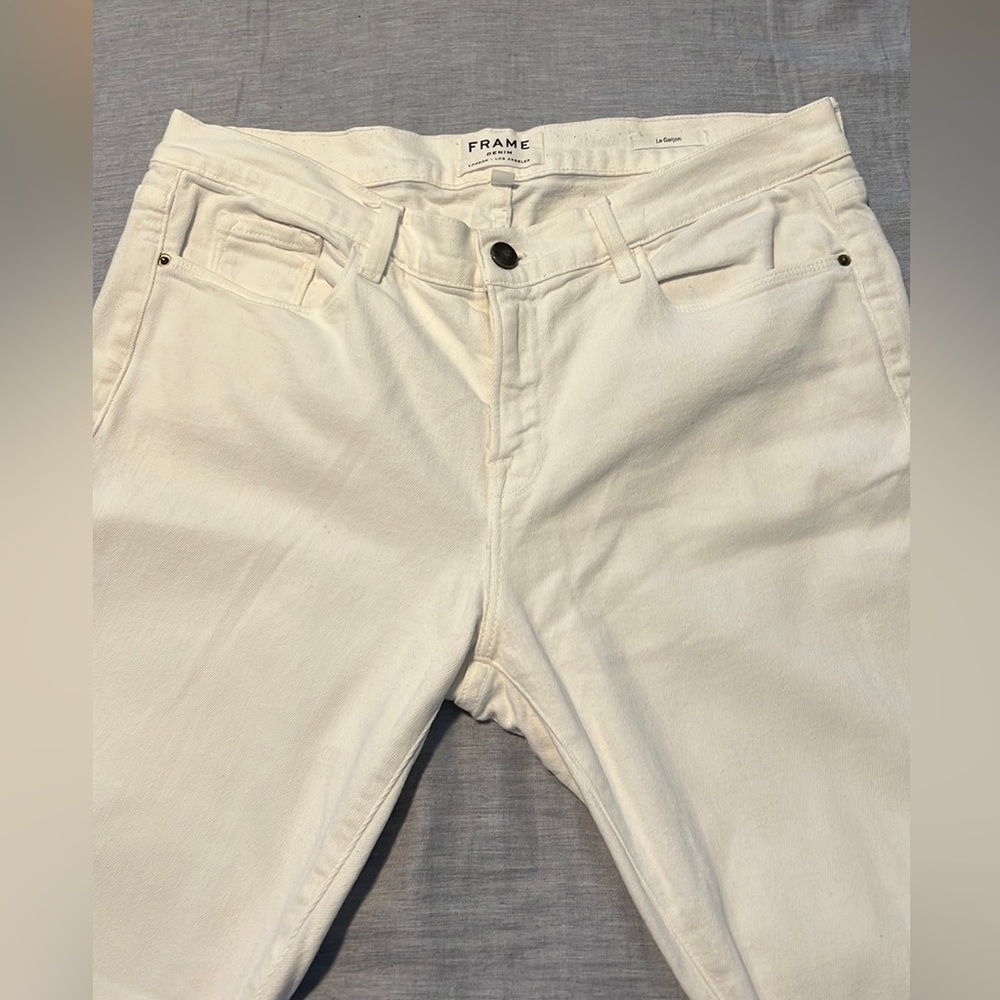 Frame Denim Le Garçon cropped jeans